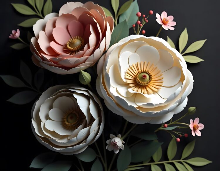 A Serene Symphony of White Blossoms