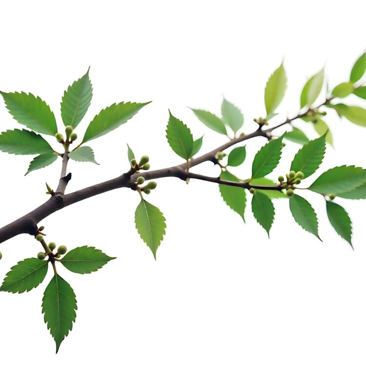 A picture of a tree branch with lush green leaves perfect for use in naturethemed projects