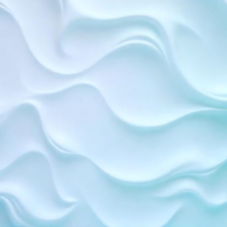 Abstract blue background with wavy and curved lines