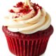 Beautiful lemon vanilla cupcakes with cream cheese frosting decorated PNG
