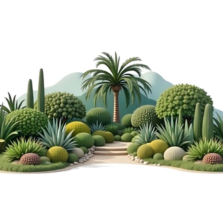 Botanical garden background design