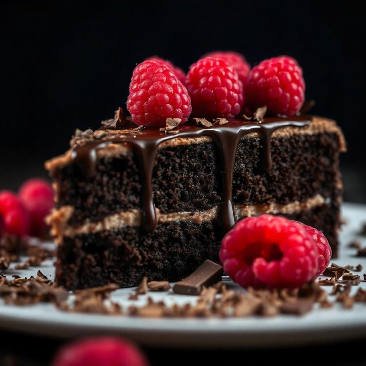 cake slice cake brownie dessert pastry confectionery sweets bakery pie chocolate chocolate pieces baking cocoa strawberry raspberry berry background food fruit plate tasty delicious culinary sugar slice gourmet homemade food table background fruit