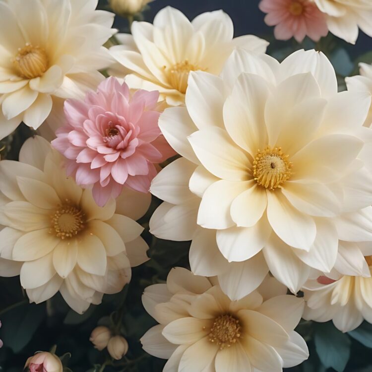 Close up on beautiful flower