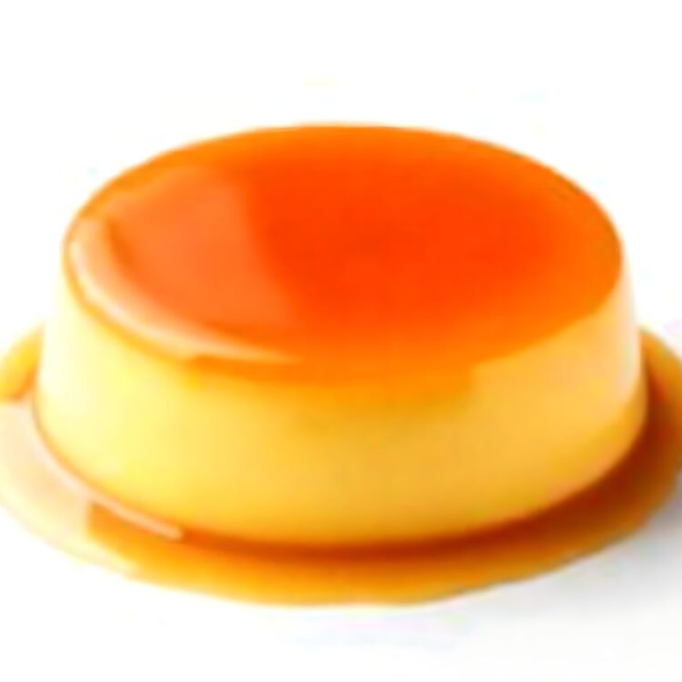 Delicious Spanish Flan with Caramel Sauce on a Plate Generative AI PNG