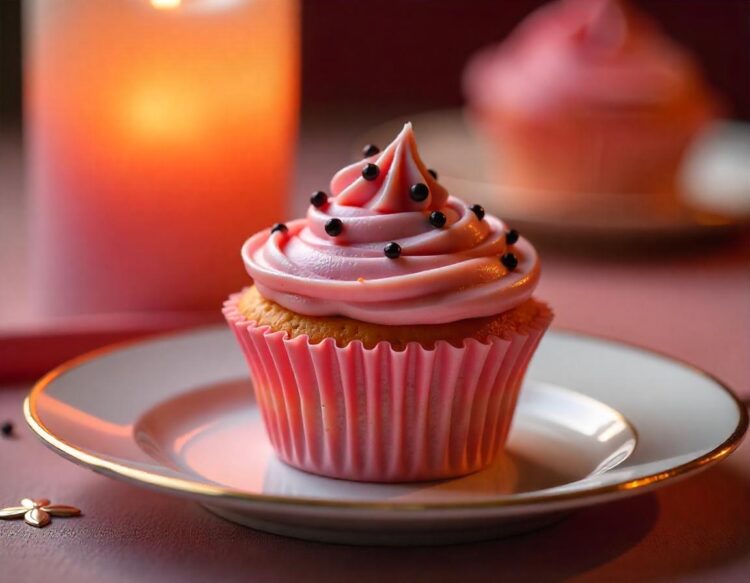 Delicious cake and candles arrangement