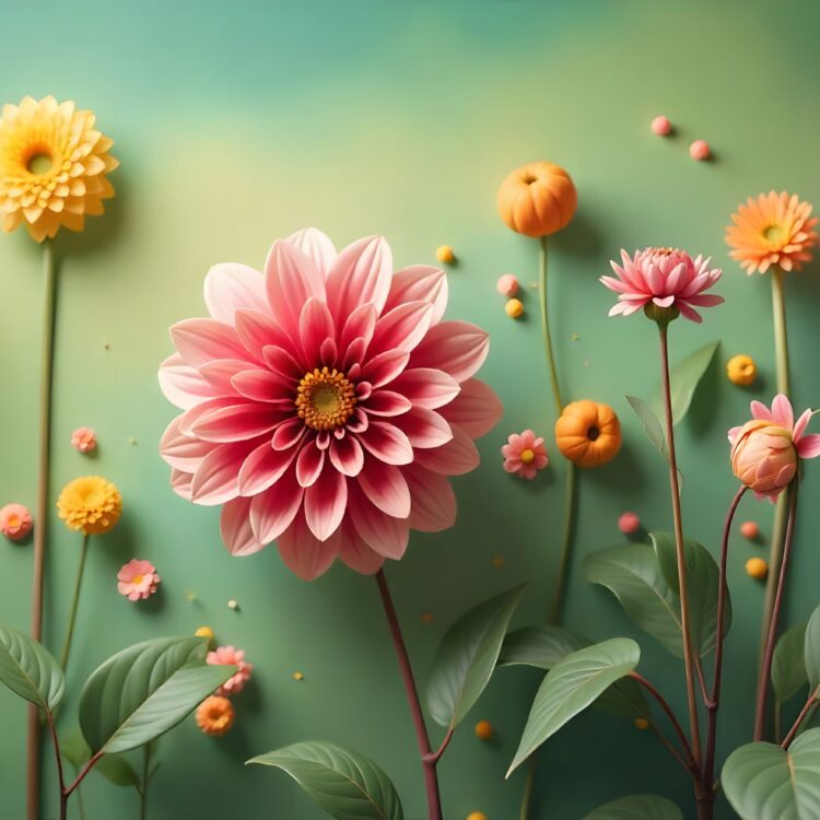 Professional Photo of a Dahlia Flower