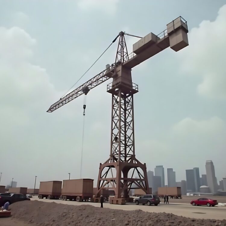 Tower Crane For Constructing Highrise Buildings